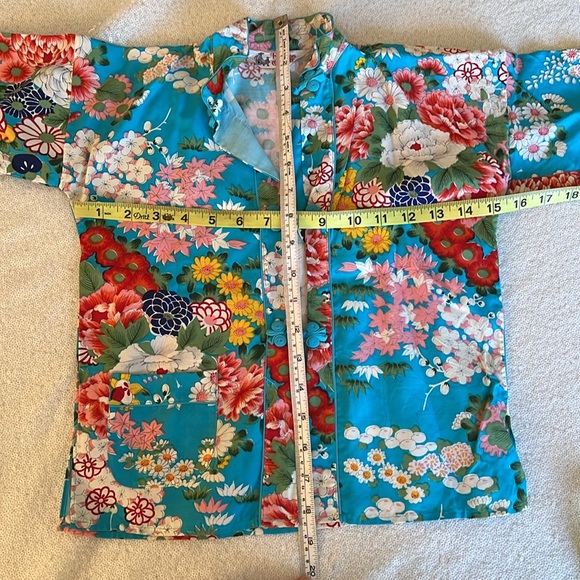 Vintage RARE 60s Blue Floral top and blue pants collectors piece child k… - Picture 5 of 17